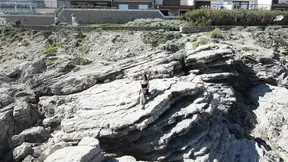 Slim Brunette Slut Showing off Her Skills in POV