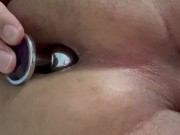 Jugando un poco con mi culo