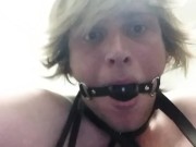 trying out self bondage