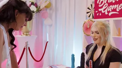 Blonde And Sexy Hot Ts Izzy Wilde Threesome Fuck Sesh