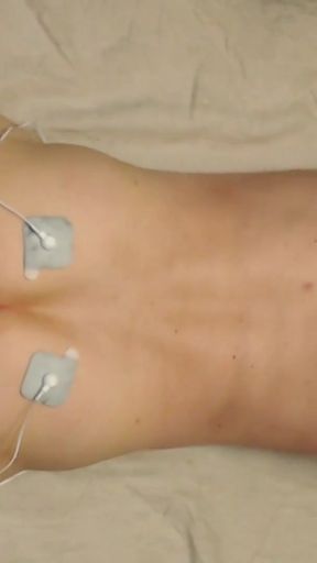 Captivating moment from "Long training with some helping device"