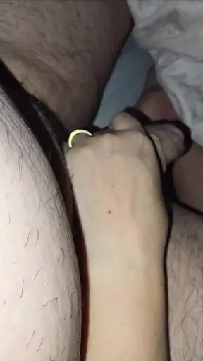 MILF accidentally shows off her hand on son's erection