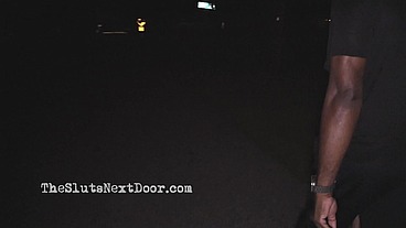 stroking and sucking my dick in the park