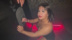 a novinha e insaciavel na cabine na casa de swing - bruna valente