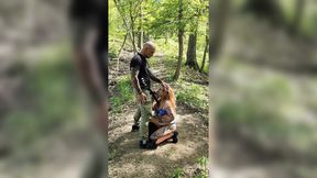 They fucked my hungry pussy while hiking!!!