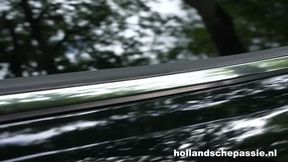 Pornoster Trixie Fox pijpt de chauffeur