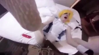 Skinny Crossdresser Anal Fucked by BBC at the Beach