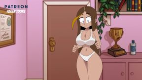 Maty Walks-in on Audrey Sucking Koji's Dick