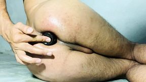 Oh my god! Tight Ass fuck with big bottle.