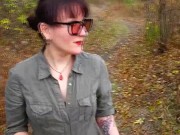 Outdoor titties flash