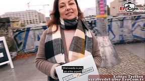 german ugly chubby housewife make a real sexdate on street and get pick up