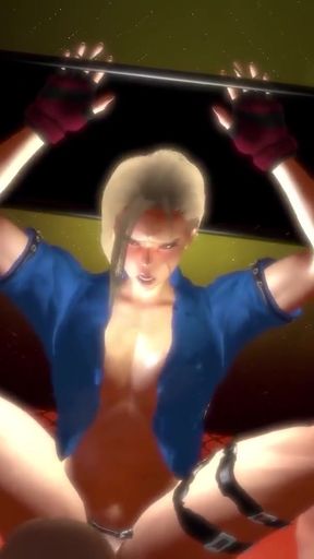 Thrilling moment from &quot;Cammy Sex Cage Fight - Street Fighter Parody&quot;