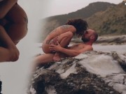 German amateur couple enjoy sensual fuck outdoors at the beach - MyDirtyHobby German amateur sex