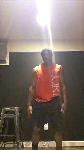 Morning workout before Livestream