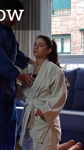 CUM IN MOUTH SWALLOW JUDO LESSON   Clip 1
