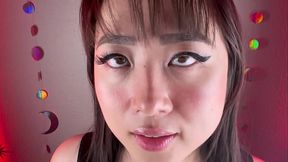 Cum on your Asian girlfriend&rsquo_s face and tongue