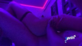 Intense romp with a slim flawless girl under UV light - greatest XXX!