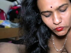 Cum Covered Indian Bhabhi Hardcore Sex With Husband