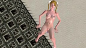 Office Candy Double Stuff: 3D Cartoon Girl's Lollypop Anal Orgasms