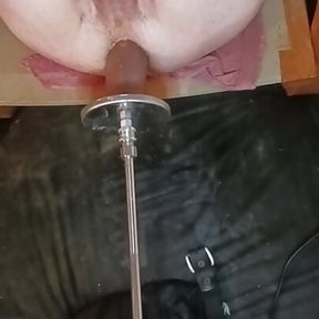 10 inch black lever. Stretches me out.