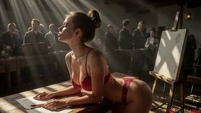 i fucked her in an art studio in front of strangers, and it turned her on a lot. [ai]
