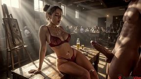 i fucked her in an art studio in front of strangers, and it turned her on a lot. [ai]
