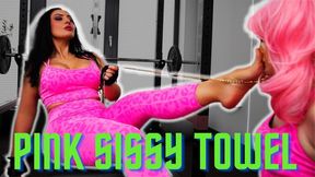 Sweat Worship in Matching Pink Sissy Outfit, Humiliation at the Gym with Matriarch Ezada Sinn and Poodle