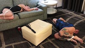 Caretaker's Unexpected Foot Play with Stunning Straight Girl