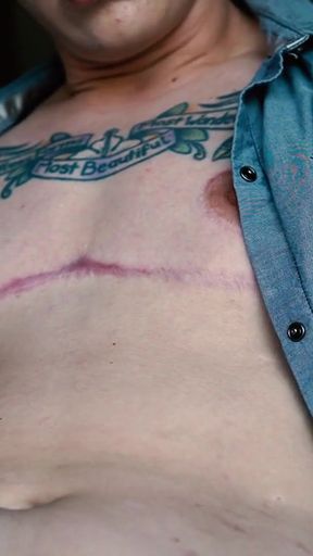 Powerful moment from &quot;Encouraged Bi: On Your Knees to Suck Me Off - FTM POV blowjob&quot;