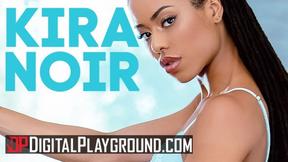 ”Kira Noir Swallows Cum from Small Hands”