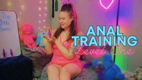 Cam Girl Anal Training: Level 1