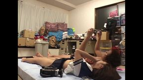 Mitsu Amai teases backstage access in steamy dressing room scene