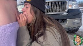 Complete Girlfriend Experience Aubry Babcock Outdoor Truck Fuck Vol.5
