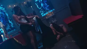 Kyoko joins Shelena and Vixi Rafi for naughty nun futa transformation threesome