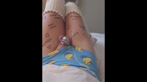 Femboy Chastity Orgasm Compilation (hands Free)