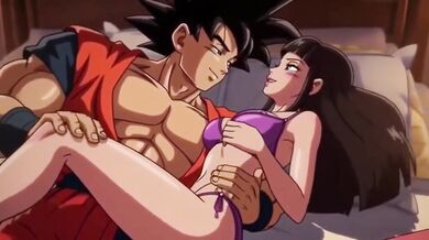 Goku fucks his hot big ass stepmom chichi and bulma