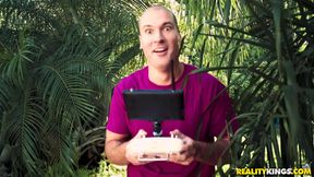 Milf’s Poolside Seduction Drips with Oily Outdoor Lust