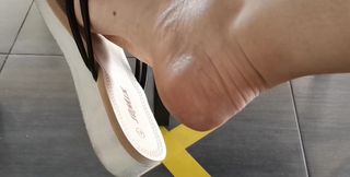 Flip Flops in Crowded Place