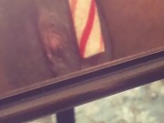 Making my Hot Wet Pussy Cum with a Candy Cane