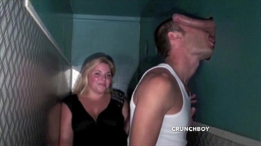 striaght sucked in glory holes thinking it was a girl