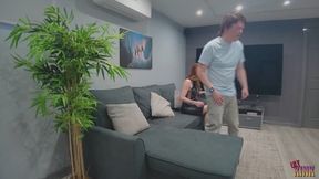 MILF GIVES CHEAT A BLOW JOB AND HUMILIATING CEI PUNISHMENT