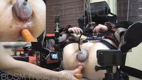 Kinky Slavedoll R Vol 008 - Unstaged MILF gets pussy vacuum and anal dildo