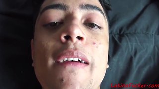 Brazillian boy spreads butt for cash