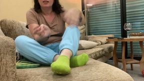 Removing Foot Mask