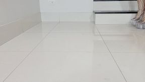 HEAVY AND EXTREME FOOT GAGGING ON BEAUTIFUL BLONDE SLAVE - BY MEGERA - CLIP 1 IN FULL HD