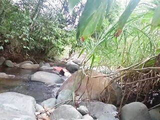 PART ONE. They meet at the river and BANG MY BOOTY.. SEX IN THE FOREST alexachris20