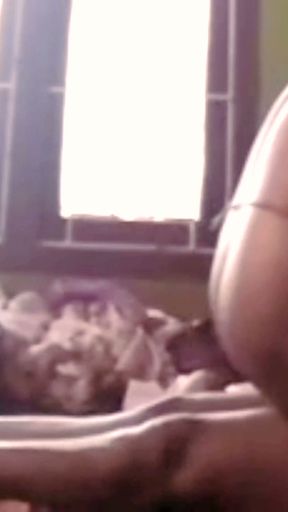 Desi BBW Wife Latha Foreplay with Renu's Hubby While Wife at Temple! Indianhotwifex