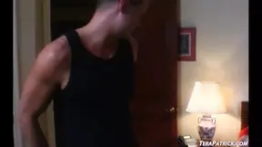 Two hot girls share a cock in steamy 69 session