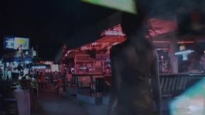 Night in Bangkok, Silk-Stocking Strolls with Petite Japanese ladder-lovers
