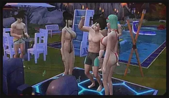 Stepmom Pool Party Adventure - Hentai Fun!